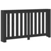 Image de vidaXL Cache-Radiateur Chêne Noir 149 x 20 x 82 cm Bois d'ingénierie, Haut de Gamme, Couvercle de radiateur Moderne pour Salon, Accessoire Chic pour la Maison, Chaleur Bien répartie
