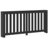 Image de vidaXL Cache-Radiateur Chêne Noir 175 x 20 x 82 cm Bois d'ingénierie, Haut de Gamme, Couvercle de radiateur Moderne pour Salon, Accessoire Chic pour la Maison, Chaleur Bien répartie
