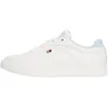 Image de Tommy Hilfiger Baskets Vulcanisées Femme Sporty Basses, Multicolore (Ecru/Breezy Blue), 39