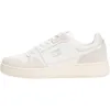 Image de Tommy Jeans Baskets Basses Tjw Retro Basket En0en02818 pour Femme, Blanc écru Stratus Gris, 38 EU