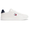 Image de Tommy Jeans pour homme. EM0EM01596 Baskets en cuir Archive 98 blanc (42), Plat, Lacets, Casuel