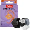 Image de Alpine PartyPlug Bouchons d'Oreilles Concerts 19dB - Nouveau et Amélioré - Protection Auditive pour Festivals, Bouchons Réutilisables pour Musique & Raves, Son Haute Qualité - 3 Tailles (Transparent)