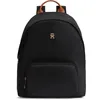 Image de Tommy Hilfiger Womens Popette dome Backpac Backpac, Noir, Taille unique, Sacs à dos