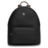 Image de Tommy Hilfiger pour femme. AW0AW17939 Sac à dos monogrammé noir (OSFA), Casuel, Nylon