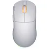 Image de HATOR Quasar 3 Wireless Souris Gaming sans Fil, 64g Lightweight, PixArt PMW3311, 12000 DPI, Optical Switches 100M, RGB, 1000Hz, 2.4GHz/Bluetooth 5.4/USB-C, PTFE Feet, 600mAh, 100h, PC/Mac, Blanc