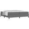 Image de vidaXL Cadre de lit avec Matelas Gris Clair 200 x 200 cm Tissu, Mobilier de Chambre Moderne, Cadre de lit Minimaliste, Matelas à Ressorts, déco stylée et Durable