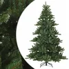 Image de vidaXL Sapin de Noël Artificiel à Branches Articulées Vert 210 cm, Sapins de Noël Modernes, artificiels, pour Salon, décor d'hiver, Support en métal, ornementations sympas