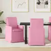 Image de vidaXL Chaises de salle à manger 2 pcs Rose 57 x 67 x 98 cm tissu