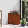 Image de vidaXL Jardinière d'Angle Rouillé 30 x 30 x 35 cm