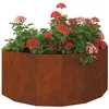 Image de vidaXL Jardinière Rouillé 90 x 45 x 35 cm Acier patiné