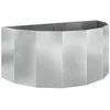 Image de vidaXL Jardinière Argent 120 x 60 x 50 cm Acier galvanisé, Jardinier en Acier, Support de Plantes, déco extérieure, Pot Durable, Accent de Serre, Pot terrasse