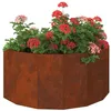 Image de vidaXL Jardinière Rouillé 120 x 60 x 50 cm, Jardinier en Acier, Support de Plantes, déco extérieure, Pot Durable, Accent de Serre, Pot terrasse
