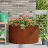 Image de vidaXL Jardinière Rouillé 90 x 45 x 50 cm
