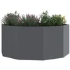 Image de vidaXL Jardinière Anthracite 120 x 120 x 50 cm Acier