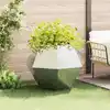 Image de vidaXL Jardinière Argent 100 x 100 x 80 cm Acier galvanisé