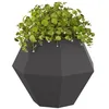 Image de vidaXL Jardinière 2 pcs Noir 75 x 75 x 60 cm Acier, Bac à Fleurs extérieur, Support Robuste pour Plantes, décor de Jardin, Pot rectangulaire en Acier