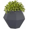 Image de vidaXL Jardinière 2 pcs Anthracite 75 x 75 x 60 cm Acier, Bac à Fleurs extérieur, Support Robuste pour Plantes, décor de Jardin, Pot rectangulaire en Acier