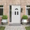 Image de vidaXL Jardinière 2 pcs Argent 75 x 75 x 60 cm Acier galvanisé