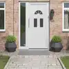 Image de vidaXL Jardinière 2 pcs Anthracite 50 x 50 x 40 cm Acier
