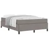 Image de vidaXL Lit à Ressorts Taupe 160 x 200 cm Tissu, Lit Rectangulaire Moderne et Résistant, Matelas en Mousse Pocket Spring, Confort au Dodo, Meuble Chambre