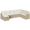 Image de vidaXL Ensemble de canapé de Jardin 8 pc polyrotin