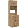 Image de vidaXL Armoire de Cuisine avec Porte chêne Artisanal 60 x 50 x 180 cm, Armoire de Cuisine Moderne, étagères rectangulaires, Rangement Pratique, Organisateur stylé, Solutions spacieuses.