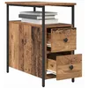 Image de vidaXL Cabinet de Chevet Bois Ancien 30 x 60 x 60 cm Bois d'ingénierie, Chambre Moderne, Table de Nuit rectangulaire, Rangement Simple, Meuble déco pour la Maison