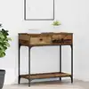 Image de vidaXL Table console Bois ancien 75 x 34,5 x 75 cm Bois d'ingénierie