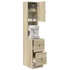 Image de vidaXL Armoire de Cuisine Beige 35 x 50 x 180 cm Bois d'ingénierie