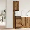 Image de vidaXL Buffet de cuisine avec tiroir Bois ancien 32 x 50 x 180 cm