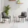Image de vidaXL Ensemble de salle à manger pour jardin 3 pcs Noir et anthracite