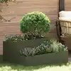 Image de vidaXL Cache-pot de jardin Vert olive 80 x 80 x 50 cm