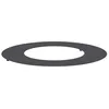 Image de vidaXL adapté pour Anneau d'arbre Plat Noir Ø40 / 70 cm Acier, Décor Moderne pour Jardin et terrasse, Protecteur d'arbre Durable, Accessoire de Jardin, Garde-Racines