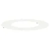 Image de vidaXL adapté pour Anneau d'arbre Plat Blanc Ø40 / 70 cm Acier, Décor Moderne pour Jardin et terrasse, Protecteur d'arbre Durable, Accessoire de Jardin, Garde-Racines