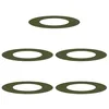 Image de vidaXL adapté pour Anneaux d'arbre Plats 5 pcs Vert Olive Ø40 / 70 cm, Décor Moderne pour Jardin et terrasse, Protecteur d'arbre Durable, Accessoire de Jardin, Garde-Racines