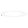 Image de vidaXL adapté pour Anneau d'arbre Plat Blanc Ø50 / 80 cm Acier, Décor Moderne pour Jardin et terrasse, Protecteur d'arbre Durable, Accessoire de Jardin, Garde-Racines