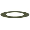 Image de vidaXL adapté pour Anneau d'arbre Plat Vert Olive Ø50 / 80 cm Acier, Protection d'arbre Moderne, Ornement extérieur, déco résistante, Design paysager, Accessoire pour Jardin