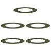 Image de vidaXL adapté pour Anneaux d'arbre Plats 5 pcs Vert Olive Ø50 / 80 cm, Protection d'arbre Moderne, Ornement extérieur, déco résistante, Design paysager, Accessoire pour Jardin