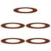 Image de vidaXL adapté pour Anneaux d'arbre Plats 5 pcs Marron Ø50 / 80 cm, Décor Moderne pour Jardin et terrasse, Protecteur d'arbre Durable, Accessoire de Jardin, Garde-Racines