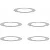 Image de vidaXL adapté pour Anneaux d'arbre Plats 5 pcs Argent Ø60 / 90 cm, Décor Moderne pour Jardin et terrasse, Protecteur d'arbre Durable, Accessoire de Jardin, Garde-Racines