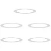 Image de vidaXL adapté pour Anneaux d'arbre Plats 5 pcs Argent Ø90 / 120 cm, Décor Moderne pour Jardin et terrasse, Protecteur d'arbre Durable, Accessoire de Jardin, Garde-Racines