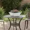 Image de vidaXL Cache-pot de jardin Argent 40 x 40 x 15 cm Acier inoxydable