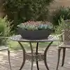 Image de vidaXL Cache-pot de jardin 5 pcs Noir 50 x 50 x 15 cm