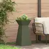 Image de vidaXL Jardinière à pilier 2 pcs Olive 35 x 35 x 73 cm