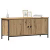 Image de vidaXL Meuble TV Chêne Artisanal 100 x 35 x 45 cm Bois d'ingénierie, Salon, Meuble TV Moderne, Console rectangulaire, Grand Rangement, Meuble Bas, Centre de Divertissement stylé