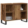 Image de vidaXL Cabinet de Salle de Bain avec Porte Bois Ancien 80 x 33 x 60 cm, Miroir rectangulaire Tendance, Meuble de Salle de Bain, Rangement spacieux, Cabinet Mural, déco stylée