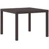 Image de vidaXL Table de Jardin Marron 100 x 100 x 73 cm polyrotin