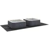 Image de vidaXL Tapis de Piscine 500 x 250 x 0,1 cm Rectangulaire Noir