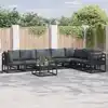 Image de vidaXL Ensemble de canapé de jardin avec coussin 7 pcs