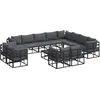 Image de vidaXL Ensemble de canapé de Jardin avec Coussin 13 pcs, Canapé Moderne de Jardin et terrasse, Ensemble avec Pieds réglables, Fauteuil Relaxant pour Vos Moments Chill